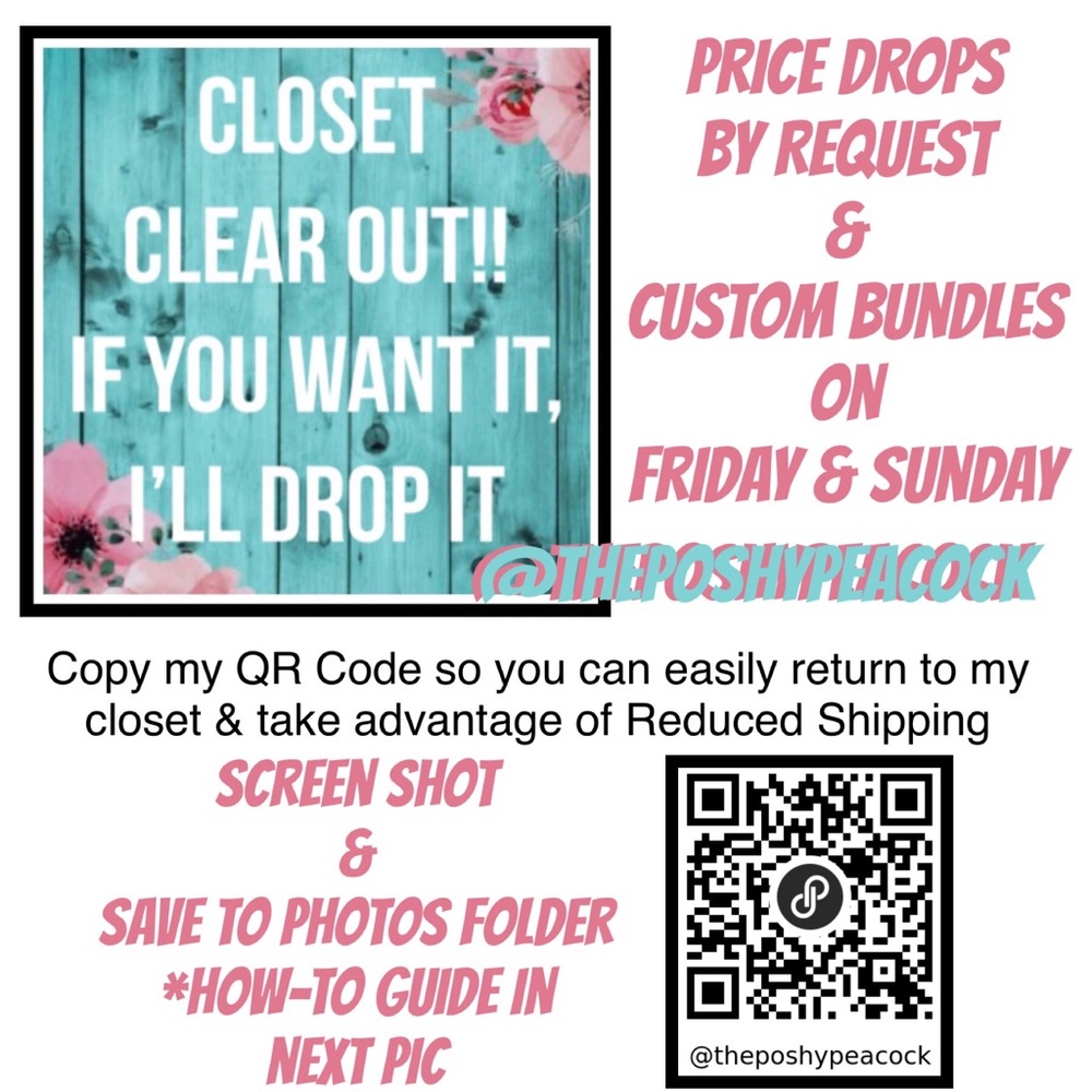 CCO~Closet Clear Out $4.99 Shipping ~ Every Friday & Sunday